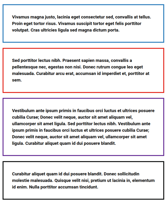 Examples of alert styles